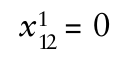 x1 12 = 0