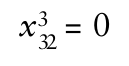 x3 32 = 0