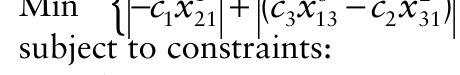 1 21 3 13 2 31 subject to constraints: