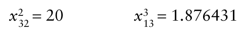 3 2 = 20 1 3 = 1.876431 x2 x3