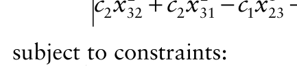 2 32 2 31 1 23 subject to constraints: