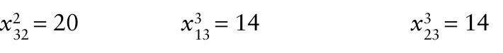3 2 = 20 1 3 = 14 2 3 = 14