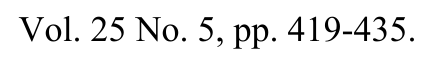 Vol. 25 No. 5, pp. 419-435.